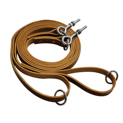 Leather Reformer (Carriage) Straps (Pair) - Legacy Pilates Apparatus®