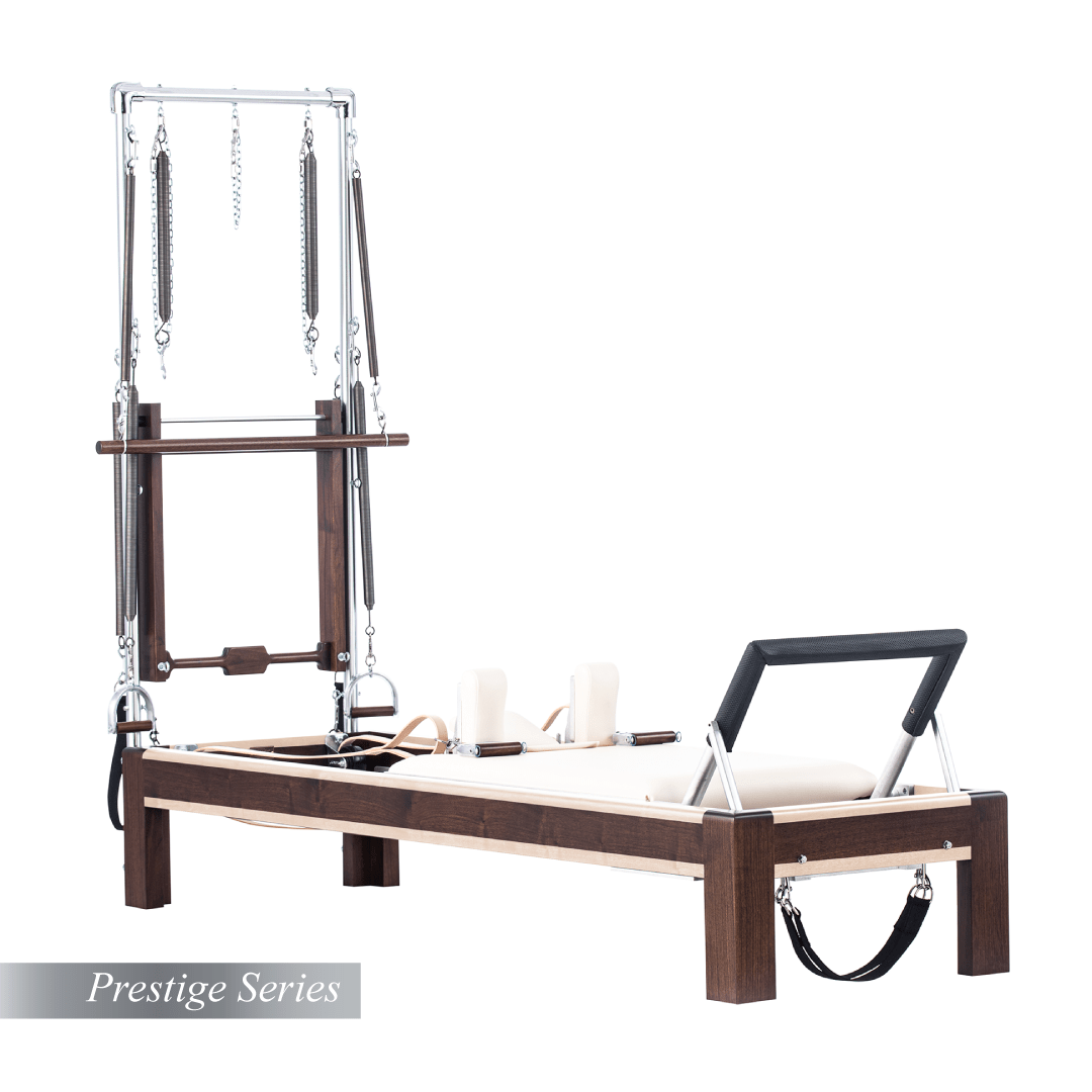 Walnut - Maple Reformer / Tower Combination - Legacy Pilates Apparatus®