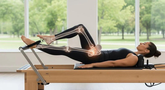 Pilates for Knee Pain: Reformer Exercises, Evidence & Safety - Legacy Pilates Apparatus