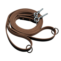 Leather Reformer (Carriage) Straps (Pair) - Legacy Pilates Apparatus®