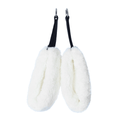 Sheepskin / Fuzzy Loops with D - ring for Leg Springs (Pair) - Legacy Pilates Apparatus®